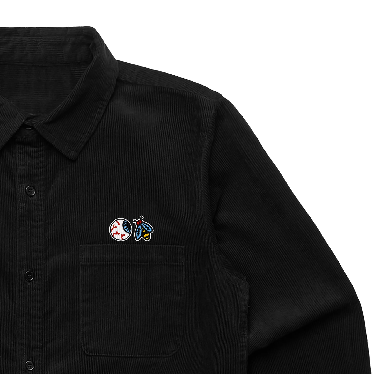INBLACK "EYE BEE" L/S CORDUROY SHIRT