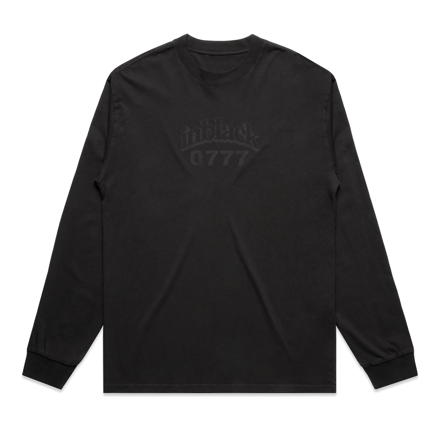 "COPIES DESTROYED"  (FADED BLACK) L/S TEE