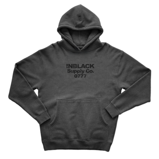 IB SUPPLY CO HOODY (ASH BLACK)